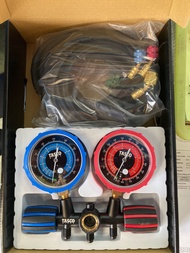 เกจวัดน้ำยาแอร์ TASCO BLACK TB140SM พร้อมสายชาร์จน้ำยา สำหรับ R32 R410A