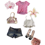 Coquette outfit set skirt and top set