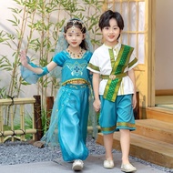 Minority Ethnic Costume Children New Style Guangxizhuang Ethnic Miao Ethnic Yaodong Costume Performa