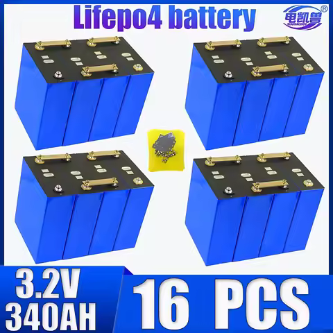 3.2V 340AH 320AH 360AH 280AH 250AH 202AH 100AH 105AH LiFePo4 Battery Lithium Iron Phosphate for 12V