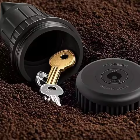 Sprinkler Head Waterproof Cash Holder Hidden Key Box for Outdoor Garden Yard Easy Push Into The Grou