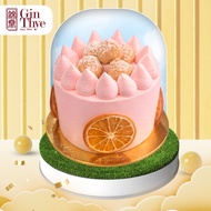 [Gin Thye] Pink Citrus Lychee Cake 4 Inch | Fresh Baked