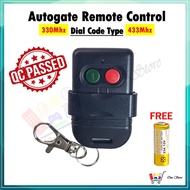 🥗[Top Selling] AutoGate Door Remote Control SMC5326 330MHz 433MHz Auto Gate Wireless Remote 3KPQ