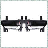 [h5bl3j6wj.ph] Chrome Interior Door Handle Set(1 Pair) for   for Forester 2007- 2009 Model Part Numb