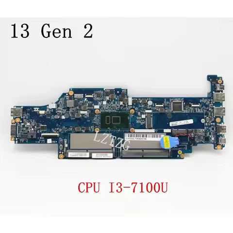 DA0PS9MB8E0 For Thinkpad 13 Gen 2 YOGA S2 Laptop Motherboard CPU I3-7100U FRU 01YT022 01HW975 100% T