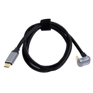 1m/1.5m/2m USB C to C Cable USB 3.2 Type C 10Gbps 100W Male to Male U Shape Angled Extension Data Ca