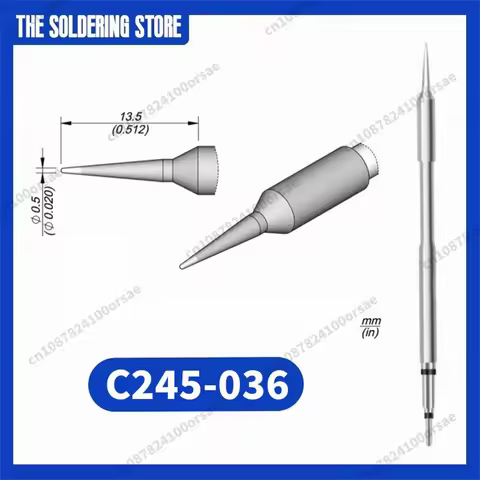 C245 036 Cartridge for JBC SUGON AIFEN A9/A9pro T245 Soldering Handle, жало C245 Tip Replacement Acc