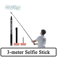 3m Carbon-Vivid Invisible Selfie Stick Insta360/DJI/GoPro Extension Stick Accessories