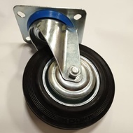 5" inch/ DISPLAY WHEELS RUBBER WHEELS TROLLEY WHEELS LIVE (rotating) type /pc