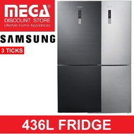 SAMSUNG RL4354RBABS/SS | RL4354RBAS8/SS  436L 2-DOOR FRIDGE (3 TICKS)