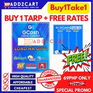 BUY 1 TAKE 1 LOAD NA DITO WITH GCASH High Quality Tarpaulin FREE 12x12 RATES TARP (COMBI) RC