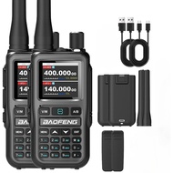 Baofeng UV5R Mini Walkie Talkie VHF UHF Double PTT Key USB-C NOAA App Program
