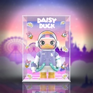 Popmart Mega Space Molly 400% Disney Daisyยอดนิยมของเล่นกล่องสะสมกรณีอะนิเมะเกมfigurineตู้โชว์