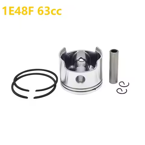 48mm 1E48F 48F Cylinder Piston Ring Pin Kit Fit 6300 63cc KS865 KASEI Petrol Engine 2 Stroke Blower 