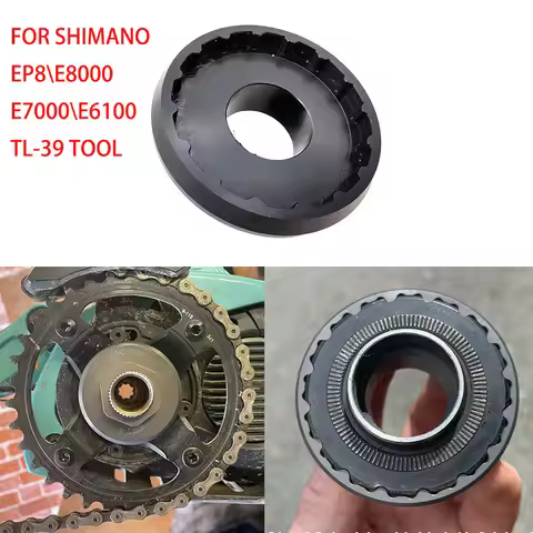 For Shimano Mid Motor Chainring Mount Disassemble Tool Compatible E6100 E7000 E8000 TL-FC39 Electric