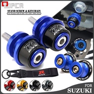 สำหรับ Suzuki GSX-R 600 750 1000 GSXR 600 750 1000 1998-2022 K1 K2 K3 K4 K5 K6 K7 K8 K9 K11มอเตอร์ไซค์อะลูมิเนียม CNC อุปกรณ์เสริม Swingarm Spools Slider 8มม.สวิงอาร์มมอเตอร์ไซค์ขาตั้งสกรู