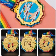 SUNBIXIA Award Medals, Encourage Badge Metal Gold Award, Team Sport Competition Games Souvenir Compe