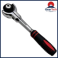 【Direct from JAPAN】
SK11 Swivel Ratchet Handle 9.5mm (3/8 inch) with 72 Gear Teeth, Available in 280