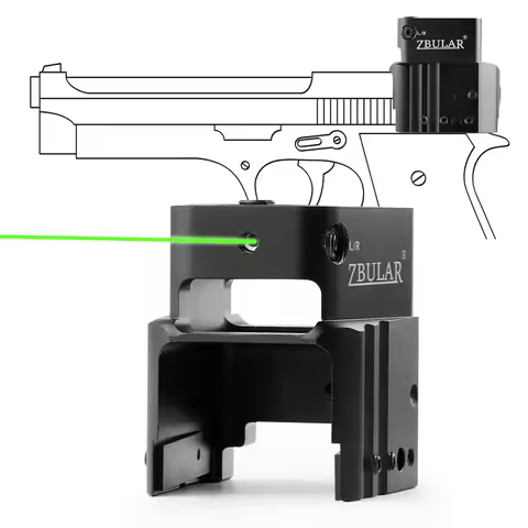 2 Mile Laser Sights Range Slide Racker Jacker Compatiblewith Glock 17, 19, 19X, 26, PSA Dagger, and 
