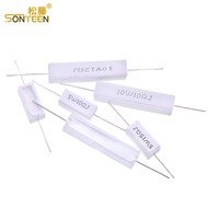 SQP Cement Resistor 5W 10W 0.25 R 0.5 R 3R 27R 12R 100R 5% Ceramic Resistor