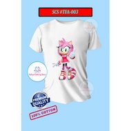 Sonic Amy Rose Print 3D Kids T-Shirt TFA-003