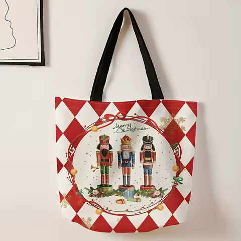 Guard drummer printed tote bag, reusable fashionable backpack, multifunctional handbag, printed canv