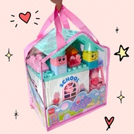 Pepapig 51pcs puzzle bag toy - school puzzle, creative park slide