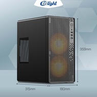 ENLIGHT EN-230 Casing + ENLIGHT ATX PSU 300W - Mini ITX Case (m-ATX)