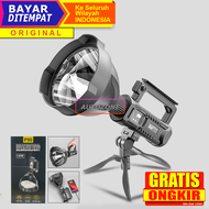 Senter Besar Jarak Jauh 2000 Meter 2Km Ori Jumbo Senter LED Cas Listrik Multifungsi Super Bright XHP