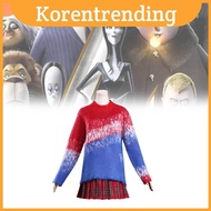 Addams Family Characters Cosplay Dress - Polyester Fabric