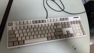 （已絕版）（日本Filco工房限定）水轉印 卡夢白 斐爾可 機械鍵盤 茶軸 配 高品質藍白PBT鍵帽 FILCO Keyboard Custom Kobo Limited Edition Water 
