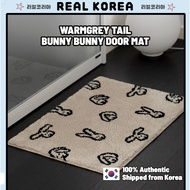 WARMGRAY TAIL BUNNY BUNNY DOOR MAT(Cream color) 65x45cm