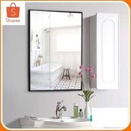 Cermin Besar Bilik Mandi Cermin Gantung | Modern Aluminium Frame High Quality Large Square Mirror Bath Wall Hanging