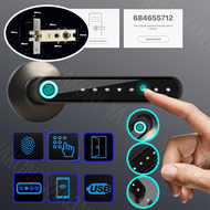 YAKONI Digital Lock Fingerprint Door Lock Electronic Password Smart Door Lock Digital Kunci Pintu Pintar Door Lock Set