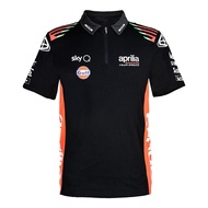 New Aprilia Aprilia Polo Shirt Summer Popular Off-Road Riding Quick-Drying Breathable Lapel Short-Sl
