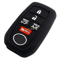 5B Car Key Case Cover Chian For Toyota RAV4 Prime bZ4X Subaru Solterra 2023 2024 2025 Silicone Prote