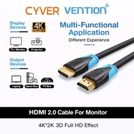 Vention Original HDMI Cable 2.1 8K 4K 60Hz 3D 2160P HDMI Cable 2.0 for Monitor