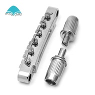 LP Electric Guitar Bridge Electric Guitar Bridge on Pull Plate Electric Guitar Front Bridge Silver