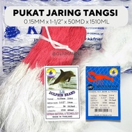 PUKAT JARING TANGSI 0.15MM X 1-1/2" X 50M X 1510ML PUKAT UDANG 3 LAPIS 3 LAYERS SHRIMP TRAMMEL NET 捕