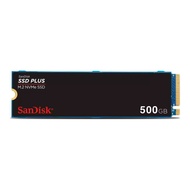 แซนดิสก์ การ์ดเอสเอสดี 500GB PLUS SSD M.2 R2400MB/W1500MB (SDSSDA3N-500G-G