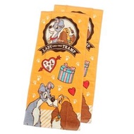 日本進口 - 迪士尼 小姐與流氓 毛巾 (2入組)(平行進口)