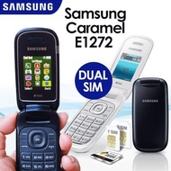 GT-E1272 flip bahasa handphone Samsung samsung lipat Caramel indonesia