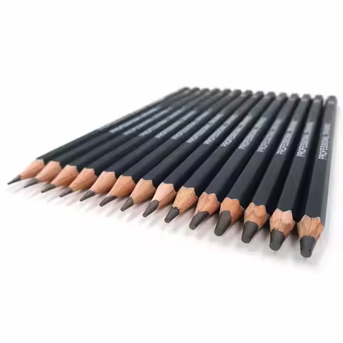 4B 5B 6B 10B 12B 1B Stationery Supplies Students Drawing Pencil Set HB 2B 6H 4H 2H 3B Painting Penci