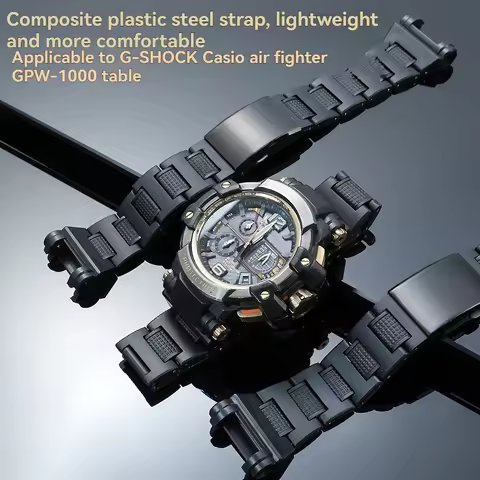 For Casio G-SHOCK GPW-1000 "Gravitymaster" 5410, Lightweight Plastic Steel Watch Band, Replacement S