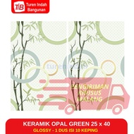 KERAMIK OPAL GREEN 25X40 - KERAMIK DINDING - KERAMIK 25 X 40