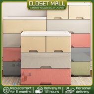 Drawer Cabinet With Wheels for Household Wardrobe Clothes Multifunctional 3/4/5/6/7 layers Thickened