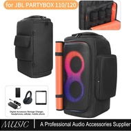 Speaker Storage Bag for JBL Partybox 110/JBL Partybox Club 120, Portable Speaker Dust Case with Mic 