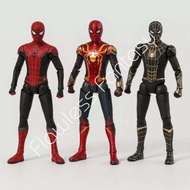 ZD Toys No Way Home Spiderman Integrated Upgraded Black And Gold Suit Original Action Figure