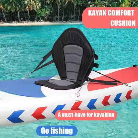 Luxury seat backrest surf board transparent boat water skis rafting kayak seat backrest adjustable i