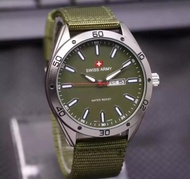 SWISS ARMY Jam tangan Analog Pria Wanita Tali Canvas